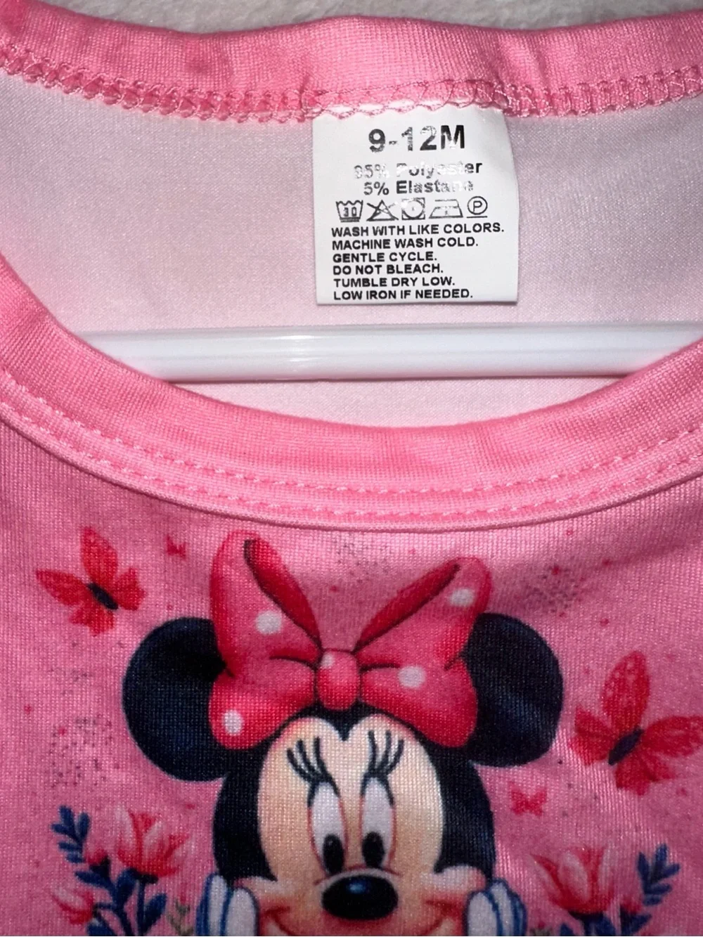 Pink Minnie Mouse Bow-Accent Toddler Dress